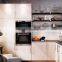 High glossy lacquer modern kitchen cabinet frosted glass doors