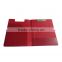 Leather office stationery file folder with metal clip