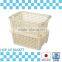 Functional and simple storage basket with stacking made in Japan