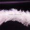 white 100% polyester feather knitting yarn , with heat setting , feather knitting yarn