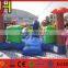 Outdoor inflatable dinosaur playground, funny dinosaur obstacle and bouncer for kids playing