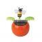 Plastic colorful flip flap solar flower