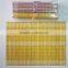 Yellow colored bamboo table mat from Vietnam