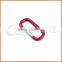 Factory price black swivel carabiner hook