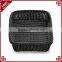 Classic and durable food grade plastic wicker hand woven bread basket for bakery display