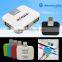 Portable Fashional Square Shape Cute 4 Port Usb Hub