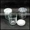 Chinese Supplier Small Round Glass Candle Holder With Marble Lid 90ml