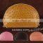 Women's cosmetic bag colorfull fashion Ostrich grain leather make-up bag manufacturer