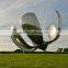 outdoor garden modern stainless steel sculpture for recoleta