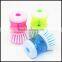 Shenzhen supplier plastic pot washing brush wholesale,new arrival pot pan bowl cleaning brush with Detergent Dispenser