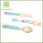 Different Sizes Customized Logo Disposable Wood Tableware