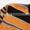 mens brand wool black yellow crew neck stripe wool sweater