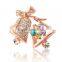 F40648A Christmas decoration fancy jewelry brooch