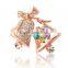 F40648A Christmas decoration fancy jewelry brooch