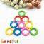 35mm BPA Free Craft Baby Toys Infant Teething Circle Plastic Rings