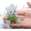 Crystal 3d Beaded Girl Teddy Bear 4mm Bicone Beads Charm