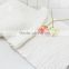 2016 100% organic cotton white muslin baby blanket /organic cotton baby muslin