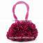 rose red 2017 clutch bag /colorful moon portable purse Evening handbag Gorgeous Bridal Wedding Purse Party bag Handbag