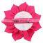 The new hot hair multilayer diamond corner Playhouse lotus leaf flower hairpin 13 color optional