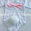 B11756A infant baby lovely bowknot rompers