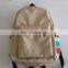 Fashionable girls soft canvas backpack bag satchel bag