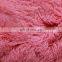 48 inch length Real Genuine Mongolian Tibetan Lamb Long Fur Whole Pelt Plate - Camel