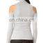 Cold Shoulder Long Sleeve Latest Cold Shoulder Girls Sweater Design