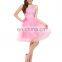 Grace Karin Newest Nice Design Girls Bling Bling Beaded Short Pink Prom Dress CL6151-2#