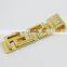 wholesale custom logo 18k gold plated blank stainless steel metal money clip