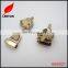 Good quality light gold mini metal clasp for purse