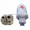 silver metal joint box closure for splicing ADSS and OPGW fiber cable on pole tower