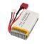 High rate 703048 20C 7.4v 800mah rc helicopter battery with connector