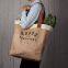 Now Designs Burlap Market Tote, Goods and Provisions