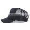 Wholesale blank screen printed patch 5 panel trucker hats