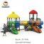 Plastic Playground Material outdoor Pirate ship  slide, playground climbing net