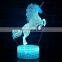 Unicorn Gift Kids Night Light  Christmas 3D Night Light Horse Gifts Led Illusion Lamps