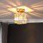 Modern interior ceiling lights fixtures decorative crystal led ceiling suspended light