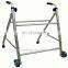 Andador Caminador  Rollator de 4 ruedas para adultos, ancianos, minusvalidos, de aluminio, ligero, plegable