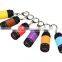 Custom usb 2G 4G 8G flash drive keychain flashlight