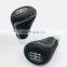 Universal decorative fashionable Metal Base Leather Gear Knob Gear Knob