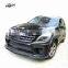 full set body kits for Benz ML W166 upgrade to WD body kit