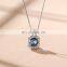 factory offers  Crystal Pendant Jewelry 925 Sterling Silver Charming Necklace Women