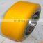 10 inch flat free polyurethane tires trolley cart wheel