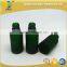 glass essential oil bottles with different color
