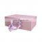 logo and set jewelry eyelashes nail pink hair custom luxury paper gift box packaging