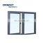 Residential project thermal break Accordion aluminum bifold glass folding doors