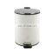 New  Dust Bin Embossed Body Stainless Steel Dustbin with Round Pedal 3L Kitchen Bathroom Garbage Bin