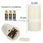New item LED Christmas rotating creative candle paraffin projection lamp 3AA remote control battery powered