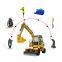 hot selling with the factory price mini crawler hydraulic excavator digger for sale swing boom and extendable track