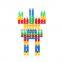 Hot Sell Bullet DIY Children Plastic Interlocking Building Block Toy for Kids